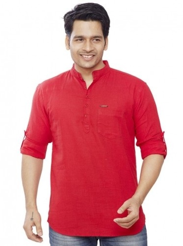 15 Stylish Red Colour Kurti Designs for Men and Women