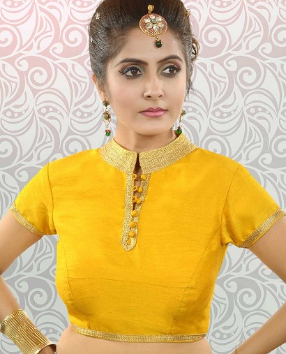 9 Best and Unique Chinese Collar Blouse Designs for Elegant Look