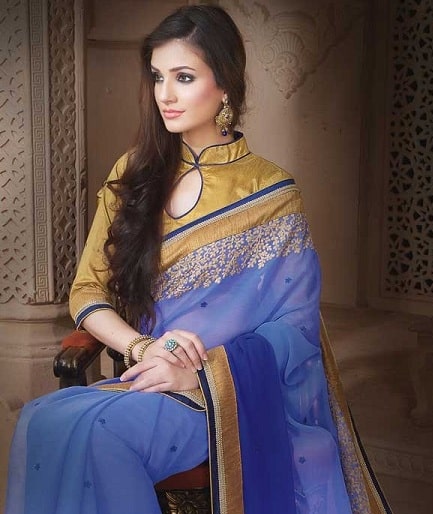 9 Best and Unique Chinese Collar Blouse Designs for Elegant Look