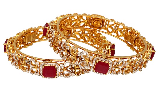 Diamond Bangle Designs - 35 Latest Collection To Look More Beautiful