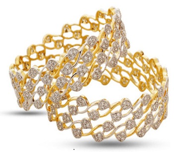 Diamond Bangle Designs - 35 Latest Collection To Look More Beautiful