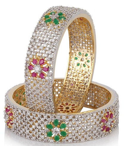 Diamond Bangle Designs - 35 Latest Collection To Look More Beautiful