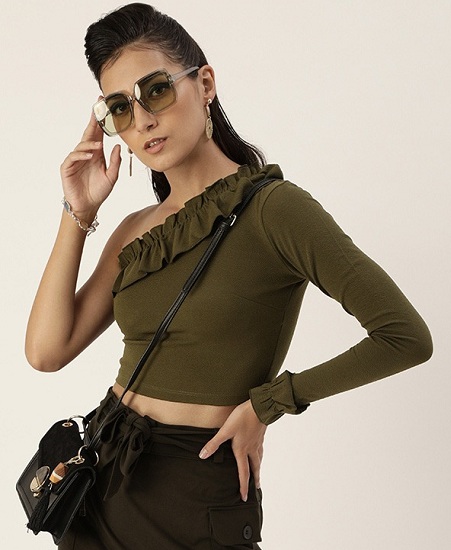 15 Stylish Collection of Green Tops for Women in Trend
