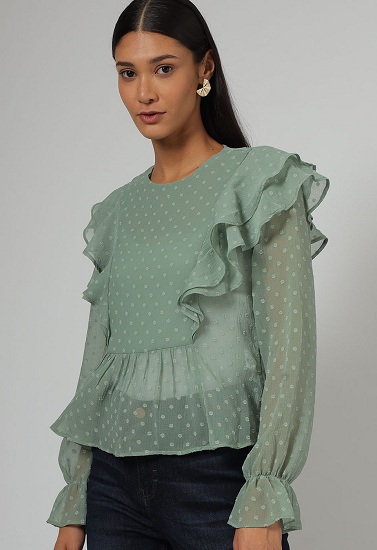 15 Stylish Collection of Green Tops for Women in Trend