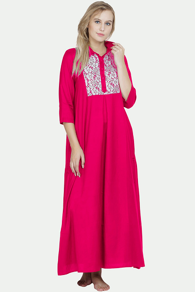 Top 10 Attractive Pink Nighties for Women in Fashion