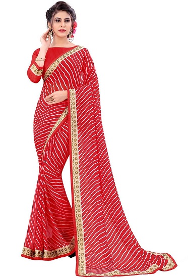 20 Trending Designs of Leheriya Sarees for Stunning Look