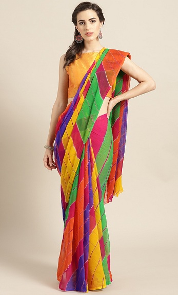 20 Trending Designs of Leheriya Sarees for Stunning Look