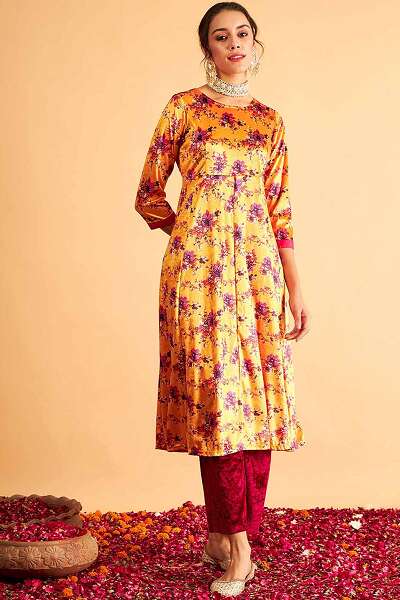 9 Stylish Velvet Kurta Designs For Men and Women