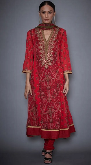 20 Stunning Designs of Designer Churidar Suits - Must-Buy Models