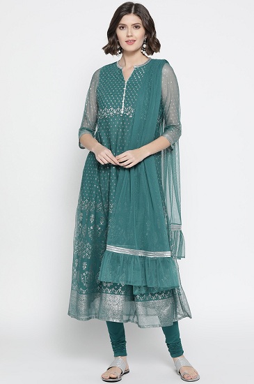 20 Stunning Designs of Designer Churidar Suits - Must-Buy Models