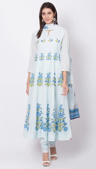 20 Stunning Designs of Designer Churidar Suits - Must-Buy Models