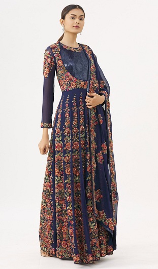 20 Stunning Designs of Designer Churidar Suits - Must-Buy Models