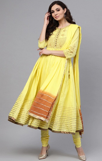 20 Stunning Designs of Designer Churidar Suits - Must-Buy Models