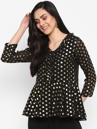 25 Stylish Designs of V Neck Tops for Stunning Look