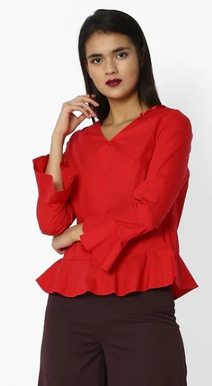 25 Stylish Designs of V Neck Tops for Stunning Look