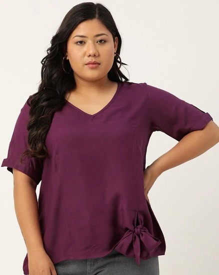 25 Stylish Designs of V Neck Tops for Stunning Look