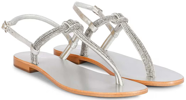 9 New Models of Silver Sandals for Women in Trend