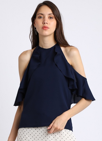 Cold Shoulder Tops - 25 Trending Designs For Stylish Women