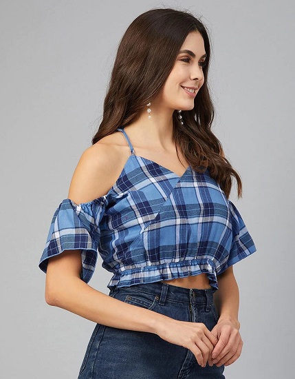 Cold Shoulder Tops - 25 Trending Designs For Stylish Women