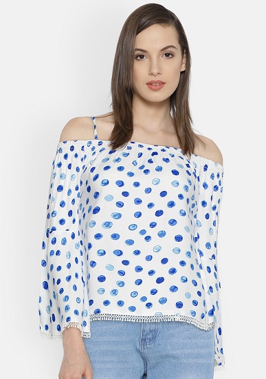 Cold Shoulder Tops - 25 Trending Designs For Stylish Women
