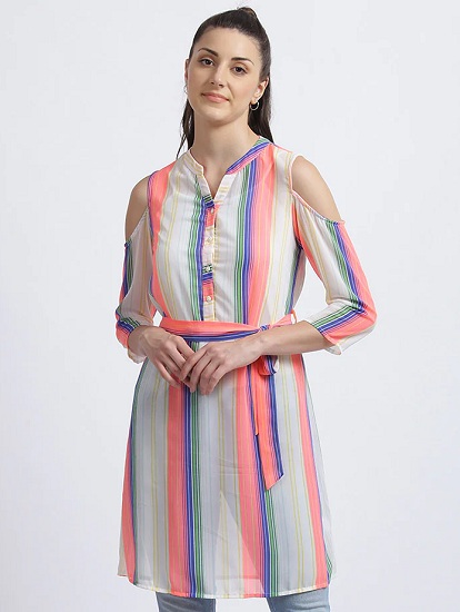 Cold Shoulder Tops - 25 Trending Designs For Stylish Women