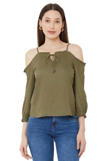 Cold Shoulder Tops - 25 Trending Designs For Stylish Women