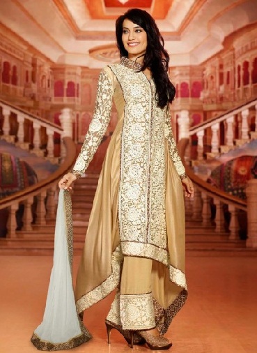 9 Stunning Designs of Zari Salwar Suits for Womens in Trend