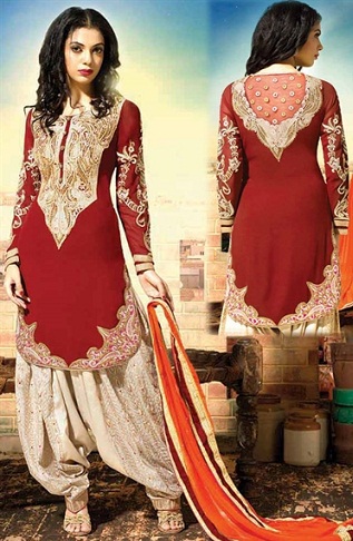 9 Stunning Designs of Zari Salwar Suits for Womens in Trend
