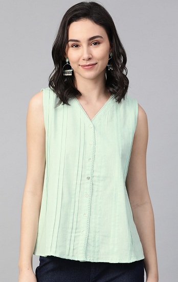 25 Trendy Styles of Cotton Tops for Women with Fashionable Look