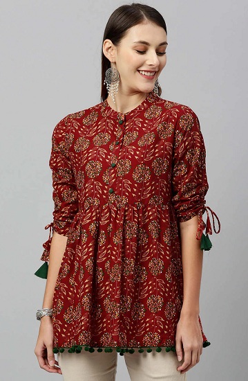 25 Trendy Styles of Cotton Tops for Women with Fashionable Look