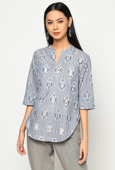 25 Trendy Styles of Cotton Tops for Women with Fashionable Look