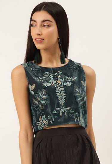 20 Trending Designs of Embroidered Tops for Charming Look