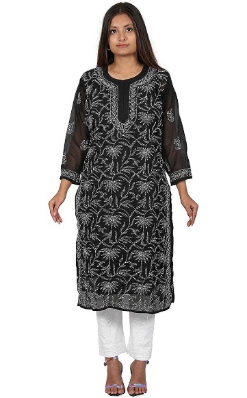 30 Stunning Black Kurti Designs For Women In Trend