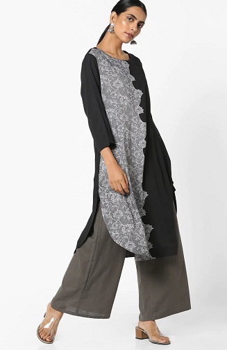 30 Stunning Black Kurti Designs For Women In Trend