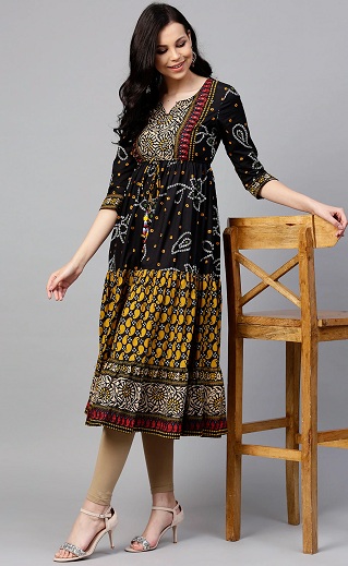 30 Stunning Black Kurti Designs For Women In Trend