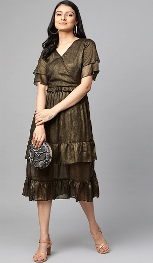 20 Stylish and Attractive Gold Dress Designs for Women | I Fashion Styles