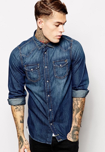 Denim Shirts for Men - Try This 25 Trendy Models For Classy Look
