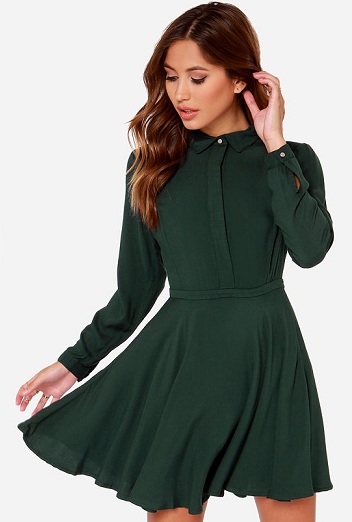 15 Stunning Green Dress Designs for Ladies - Trending Collection