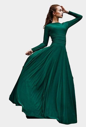 15 Stunning Green Dress Designs for Ladies - Trending Collection