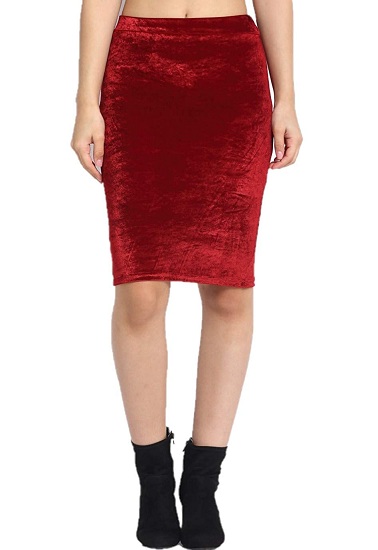 9 Elegant Designs of Velvet Skirts for Women in Trend | I Fashion Styles