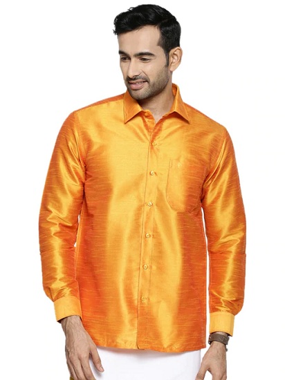 15 Stunning Designs of Golden Shirts - Must Try Now