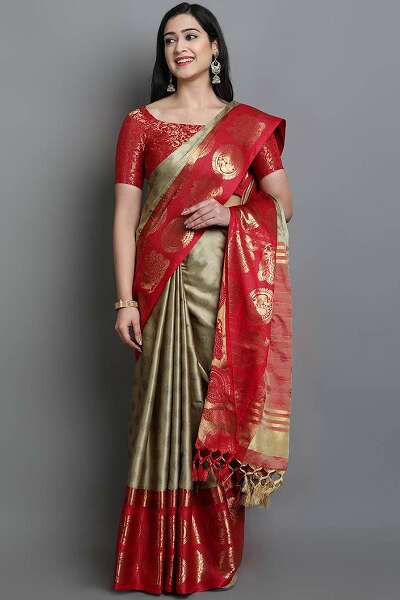 9 Latest Models of Dharmavaram Sarees for Traditional Look
