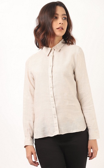 Linen Shirts For Women: 15 Beautiful Designs for Comfortable Feel