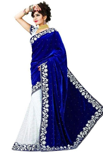 20 Trending Designs of White Sarees for Traditional Look
