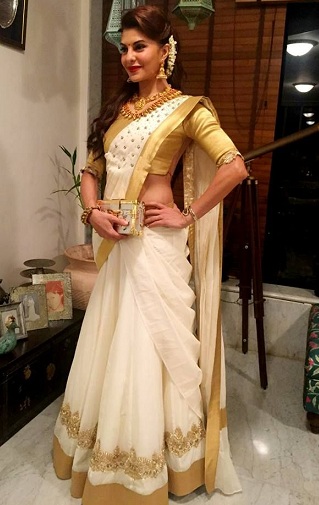 20 Trending Designs of White Sarees for Traditional Look