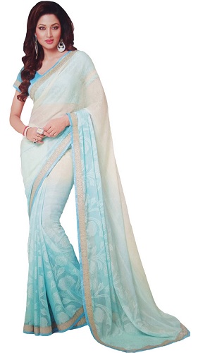 20 Trending Designs of White Sarees for Traditional Look