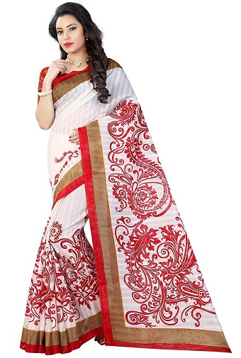 20 Trending Designs of White Sarees for Traditional Look