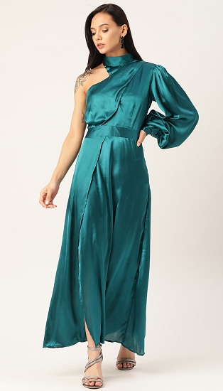 25 Trendy Designs of Satin Dresses for Ladies in Fashion