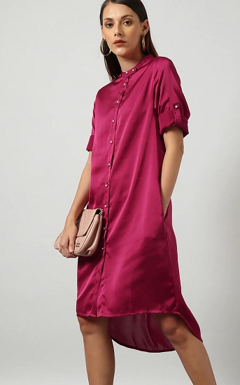 25 Trendy Designs of Satin Dresses for Ladies in Fashion