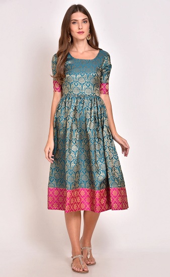 25 Trending Designs of Silk Dresses for Stunning Look